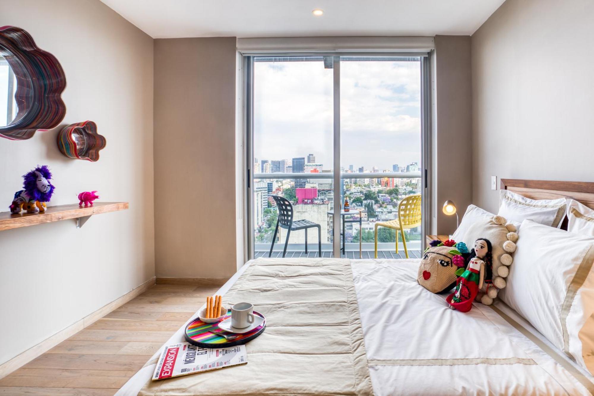 Uliv Polanco Aparthotel Mexikóváros Szoba fotó