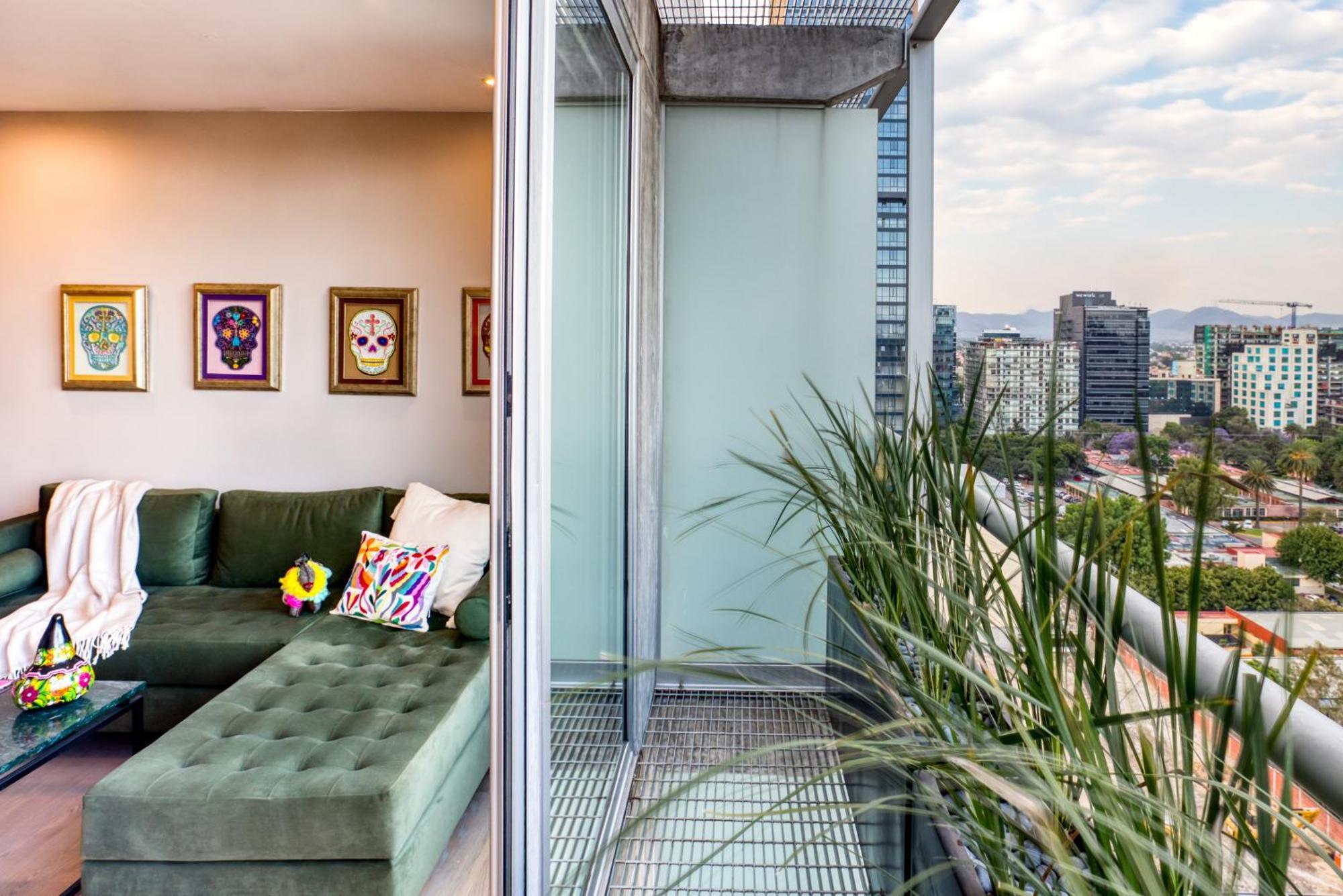 Uliv Polanco Aparthotel Mexikóváros Szoba fotó